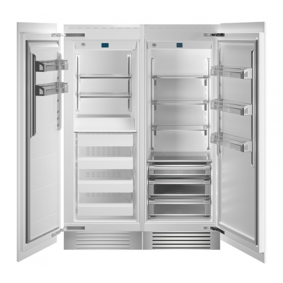 BERTAZZONI LFL7575UBPTT Εντοιχιζόμενος Ψυγειοκαταψύκτης SideBySide 150cm Λευκό